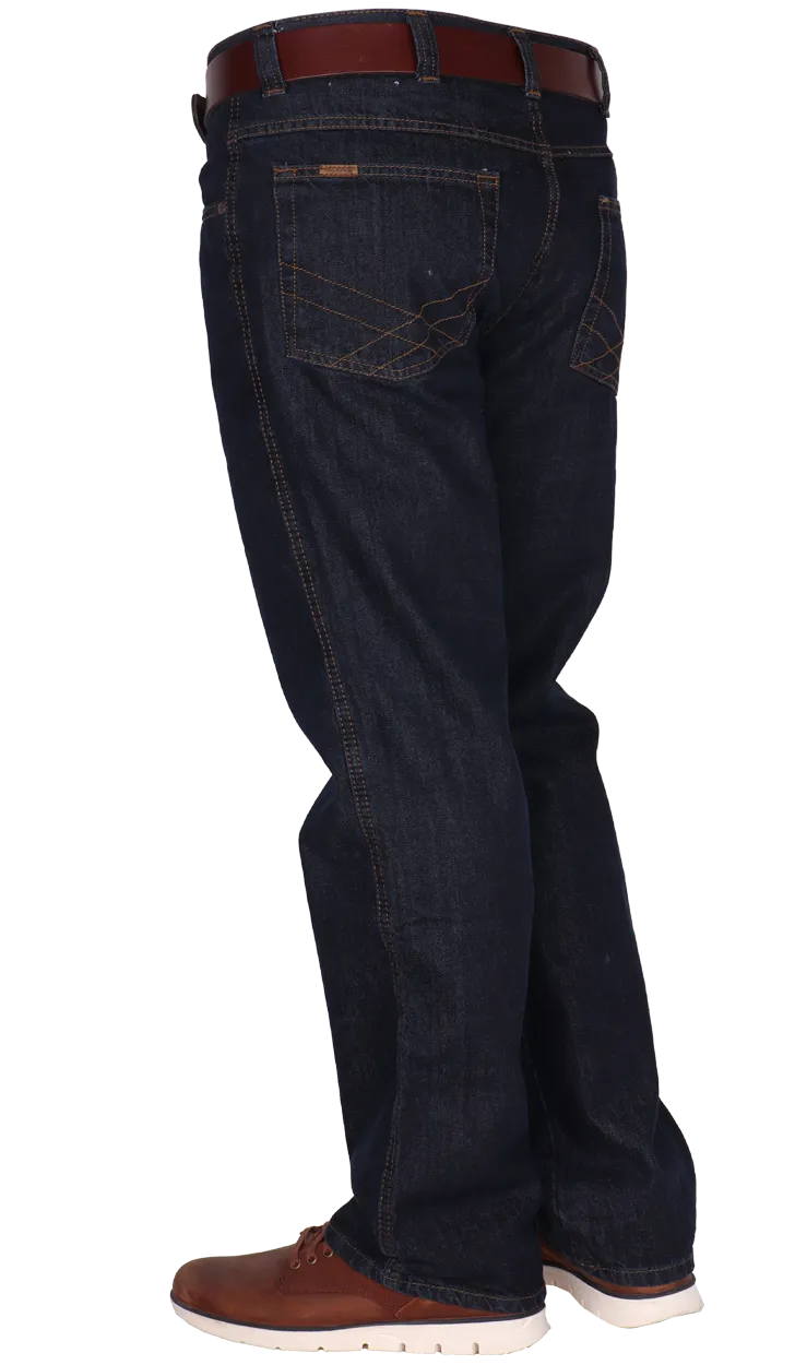 Inspecteur Het formulier Dageraad Heren spijkerbroek zonder elastan. Authentieke donkerblauwe 100% denim jeans  | Rider